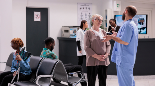 salle d'attente d'un hôpital